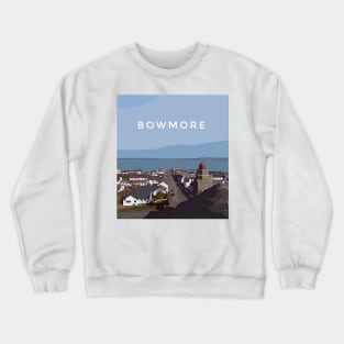 Bowmore Islay travel poster Crewneck Sweatshirt